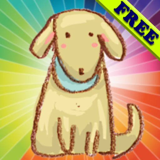 Coloring Book for Toddlers: Dogs ! Color your favorite Puppy coloring pages - FREE app app icon