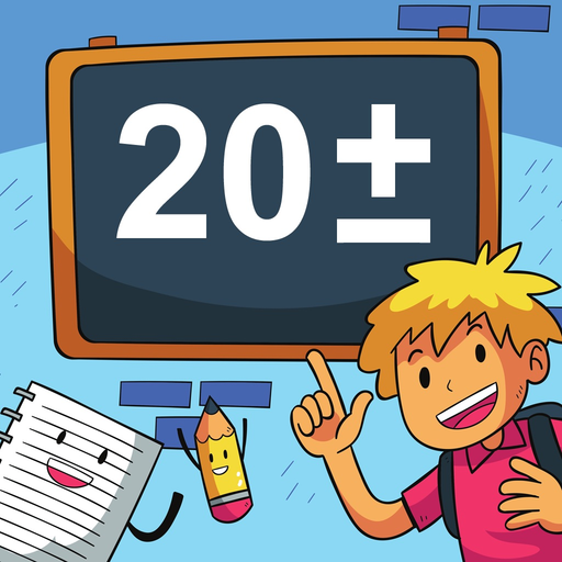 Add and subtract within 20 app icon