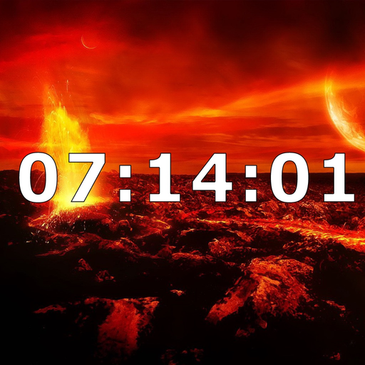 Space Night Clock app icon