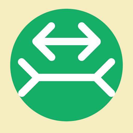 Muller-Lyer illusion app icon