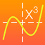 Cubic Solver - graph and roots icon