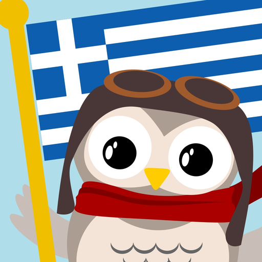 Gus on the Go: Greek app icon