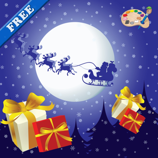 Coloring Book : Christmas for Toddlers ! FREE App with Christmas Coloring Pages app icon