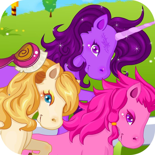 Pony care - animal games app icon