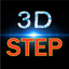 STEP Viewer 3D icon