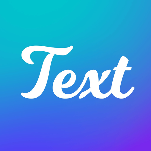 Add Text on photos app icon