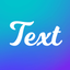 Add Text on photos icon