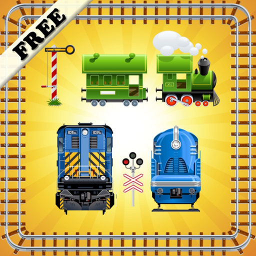 Toy Train Puzzles for Toddlers app icon