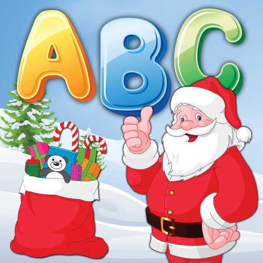 Letters with Santa Free - Kids Learn Alphabet and Letters app icon