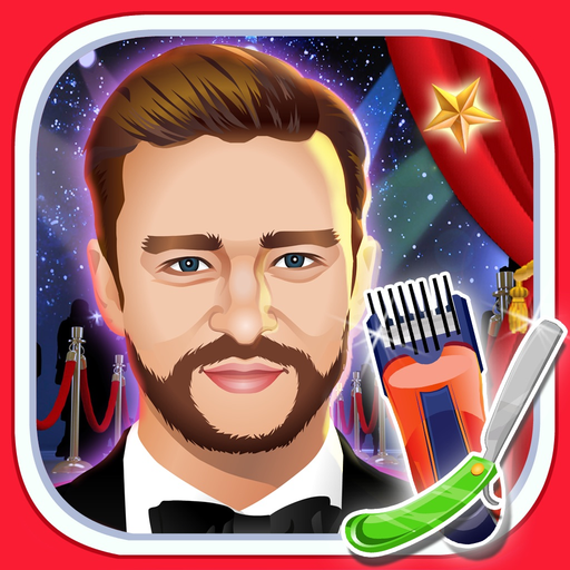 Celebrity Shave Beard Makeover Salon & Spa - hair doctor girls games for kids app icon