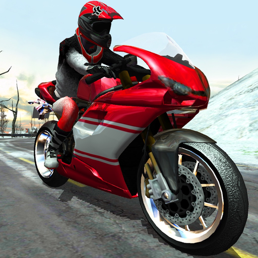 Bike Rider - Frozen Highway Rally Race Free app icon
