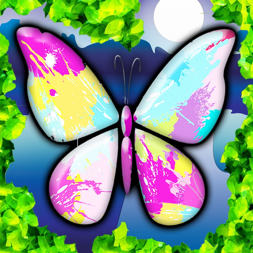 Butterfly Flutter - Coloring Pictures with Caterpillar Meadow and Dragonfly Weed Sanctuary app icon
