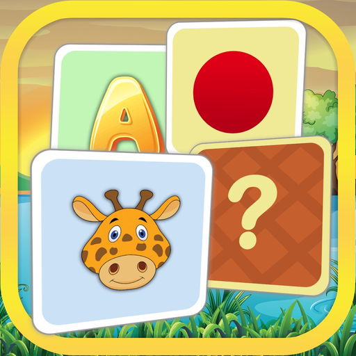 Super Pairs: Cards Match - Pair Matching Puzzle Game for Kids with shapes, colors, animals, letters and numbers app icon
