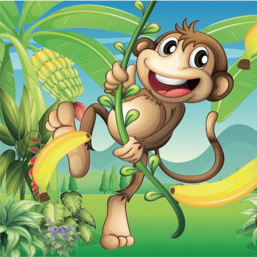 Mega Monkey Jungle Run - Banana Tree Jumping World Free app icon
