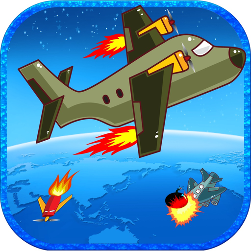 Airplane Shooting Fight Adventure - Night Sky Airplay Attack Free app icon