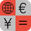 Currency Converter with Fees Calculator icon