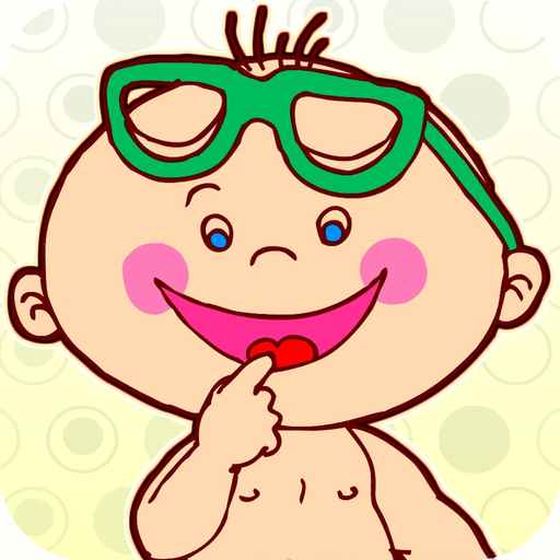 Point the picture 2 for babies app icon