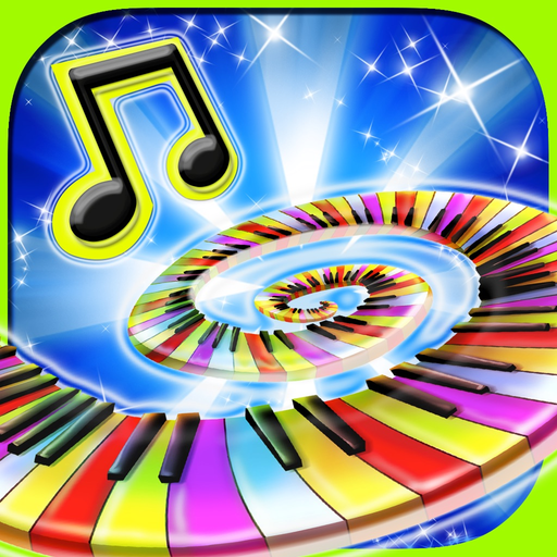 Glow Piano : glowing music fun app icon