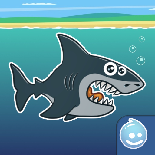 Splashy Sharky - Don’t get mines in endless road! app icon