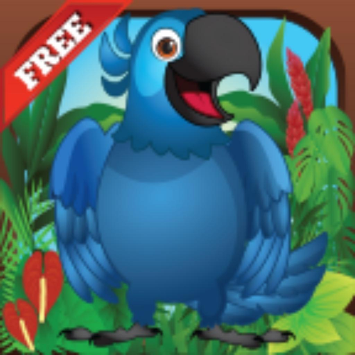 Papi Rico Bird: Blue Parrot Sling-shot Adventure in Rio de Janeiro app icon