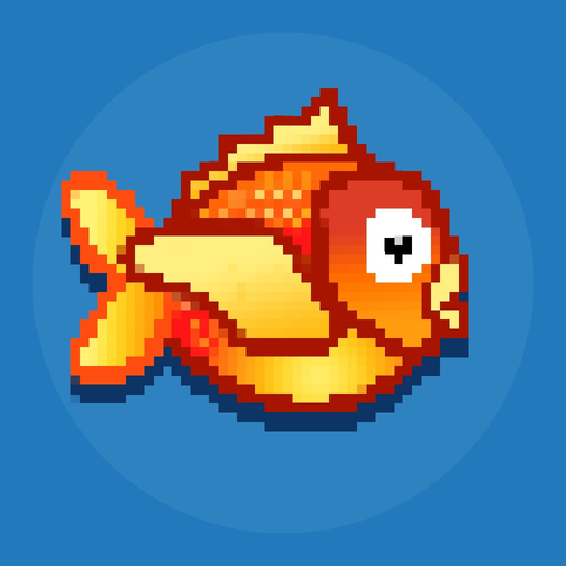 Little Flipper Fall- The Adventure of a Tiny, Flappy, Flying, Bird Fish with Splashy Birds Wings app icon
