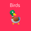 Birds Flashcard for babies and preschool icon