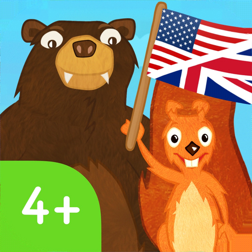 Squirrel & Bär lernen Englisch app icon