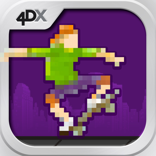 Ollie Pop - 8Bit Retro Skateboarding app icon