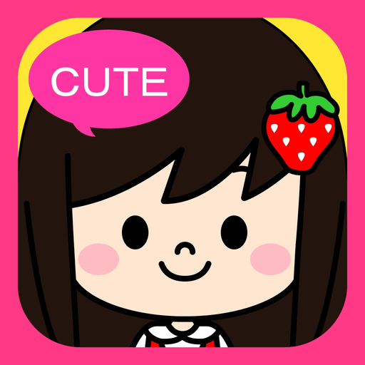 Portrait shop - cute app icon