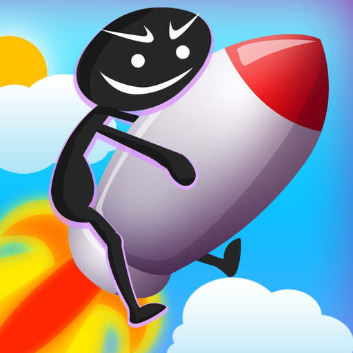 Stick-Man Jump: Super Fight Jumper Trampoline War Adventure Game 2 app icon