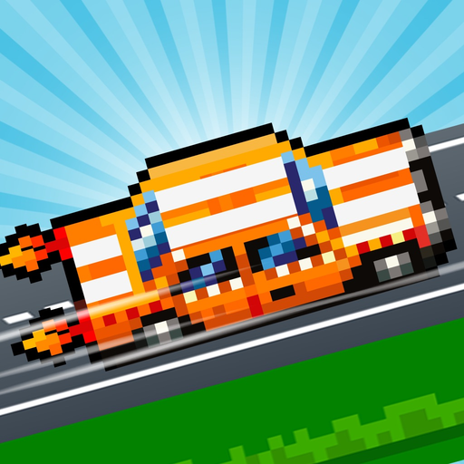 Hoppy Car Racing Free Classic Pixel Arcade Games app icon