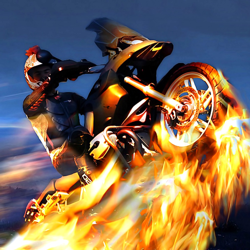 Action Motorcycle 3D Race: Motor-Bike Fury Simulator Racing Game Free app icon