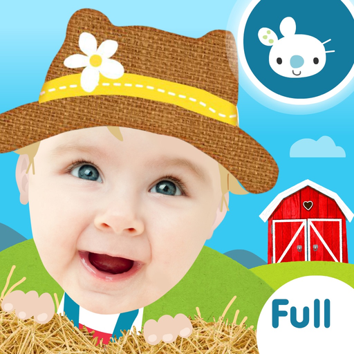 Peek a Boo Farm Animals Sounds app icon