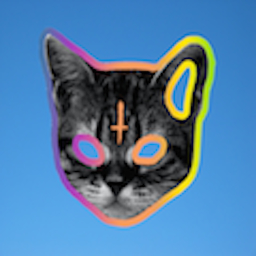 Flying Tron Cat app icon