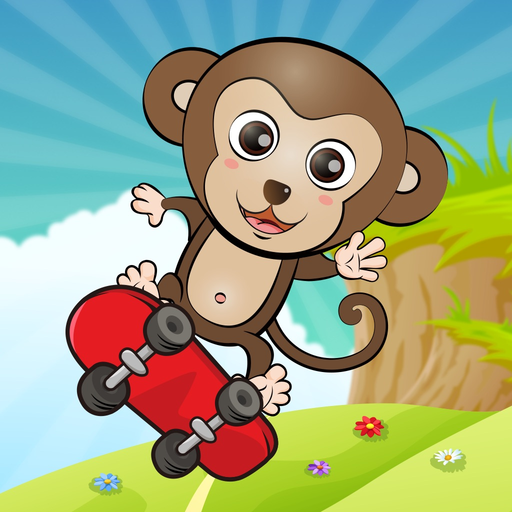 Abc jungle skateboard -  for preschoolers, babies, kids, learn English app icon