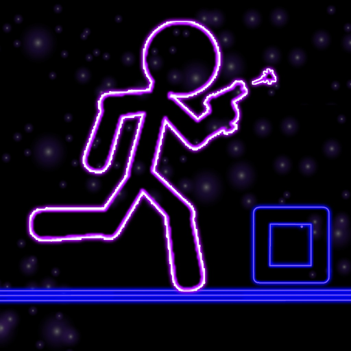 Glow Stick-Man Run : Neon Laser Gun-Man Runner Race Game For Free app icon