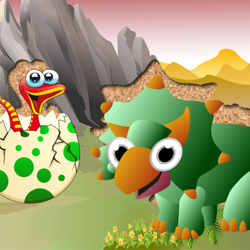QCat - Puzzle & Trivia of Dino World For Toddlers and Kids (free) app icon