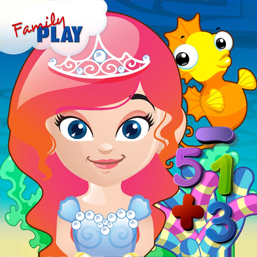 Mermaid Princess Math for Kids app icon