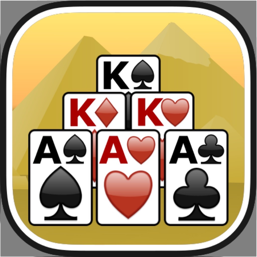 Stress-Free Pyramid Solitaire! app icon
