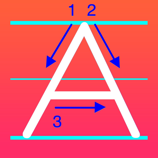 Trace English Letter,Uppercase app icon