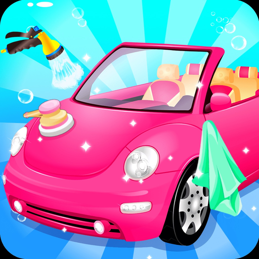Super car wash game & mechanic app icon