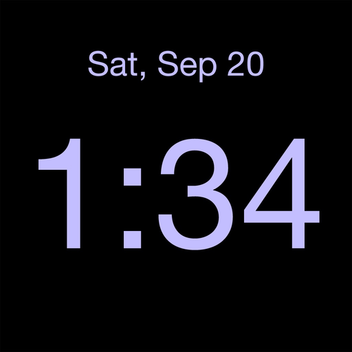 Disappearing Bedside Clock app icon