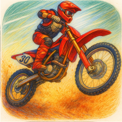 Dirt Bike Sketchy Racing Game app icon