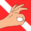 Scuba Diving Hand Signals icon