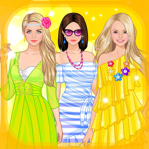 Beat the sun dress up game app icon