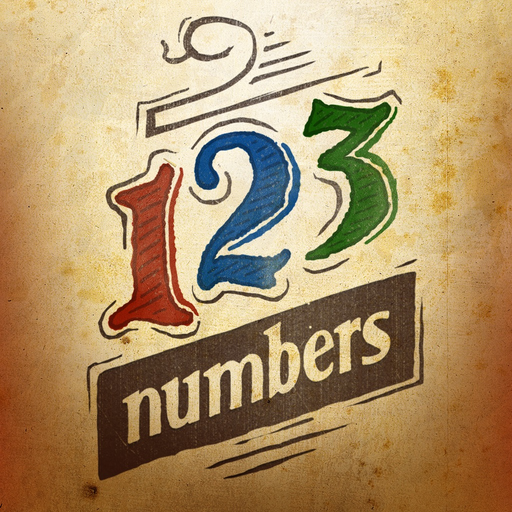Numbers Game - doodle logic quiz. Addictive number match puzzle app icon