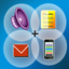 Talk SMS Email Notes icon
