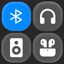 Bluetooth Headphones & Speaker icon