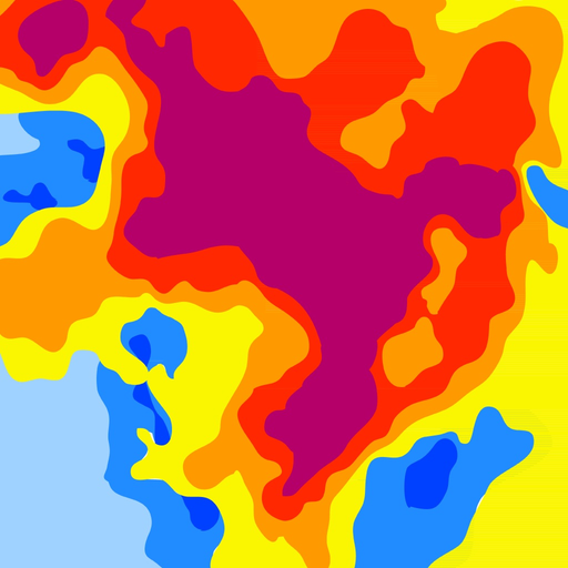 Rain radar and storm tracker for Japan app icon