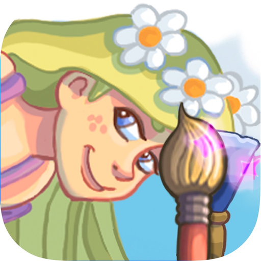 paint and discover the princess Rapunzel - Girls coloring game Rapunzel app icon